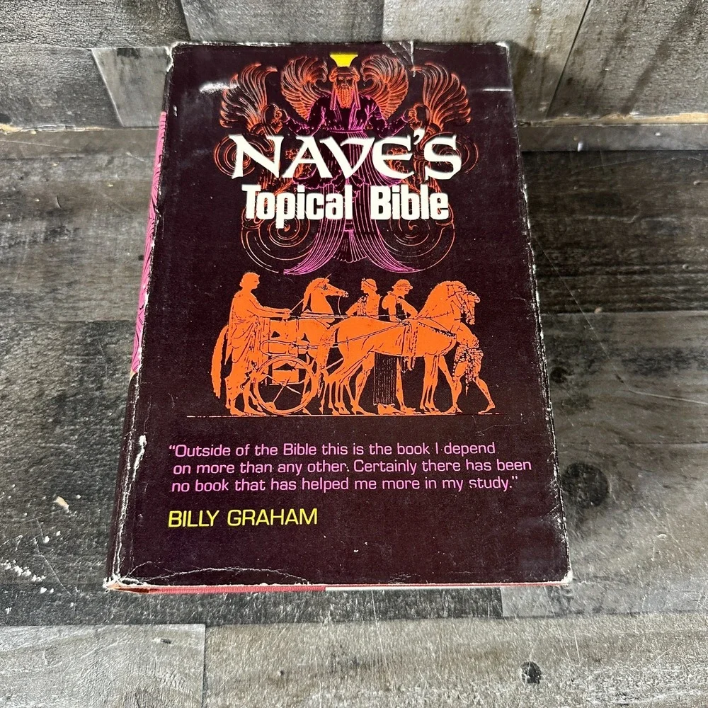 Naves Topical Bible Digest of The Holy Scriptures Hardcover Printed 1971